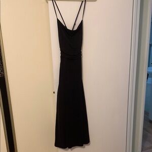 Jason Wu Mesh Long Black Dress